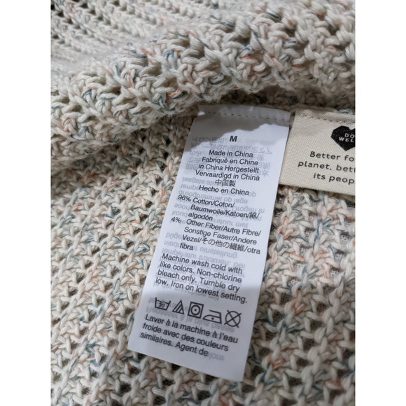 Madewell Rainbow Marled Seville Pullover Sweater Size Medium - Picture 6 of 8